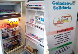 Voluntários se mobilizam por Geladeira Solidária em Castanheira