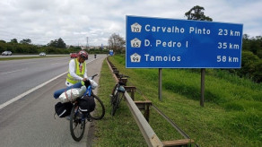 Bicicleta: Pai pedala 1,4 mil km para homenagear filho