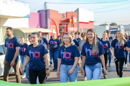 Caminhada chama a atenção dos castanheirenses