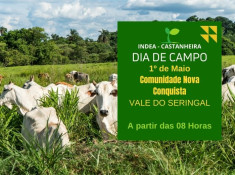 INDEA: Dia de Campo Especial vai movimentar Vale do Seringal