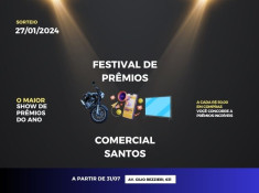 Comercial Santos anuncia novo Festival de Prêmios