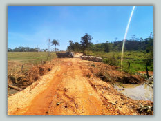 PA Vale do Seringal: As velhas e as novas estruturas de pontes e bueiros